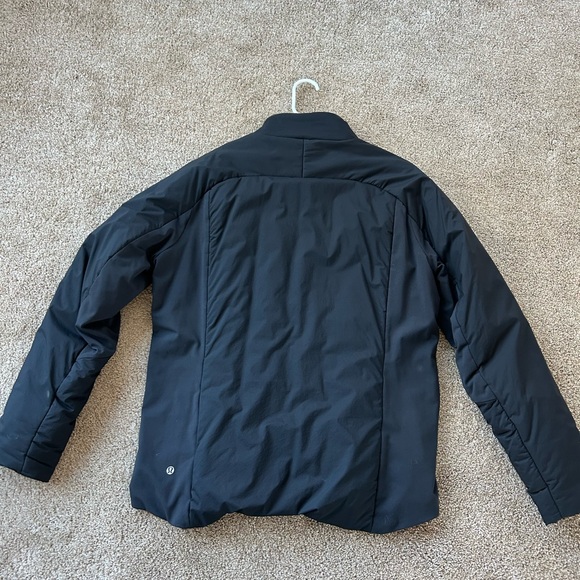 lululemon athletica Black Puffer Jacket with High Collar and Full-Length Zipper - Picture 3 of 4